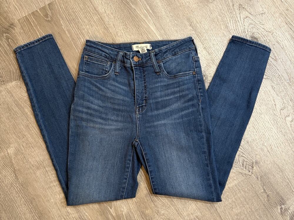 Madewell Curvy Roadtripper Jeans Size 26 Pants High Rise Stretchy